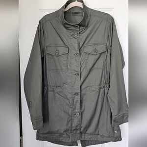 Eddie Bauer Dark Green Utility Jacket Women’s Medium Military Style